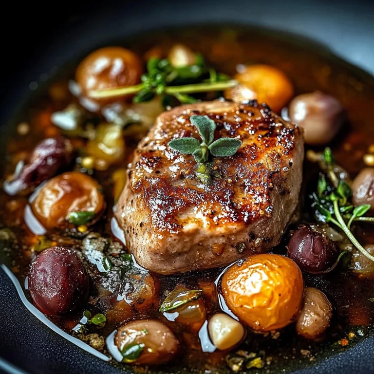 Herzhafter Rosenkohleintopf mit Hackbällchen