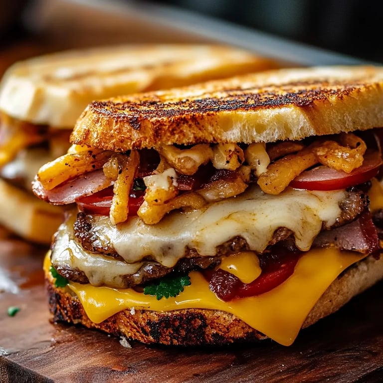 Hähnchen-Cheesesteak-Sandwich