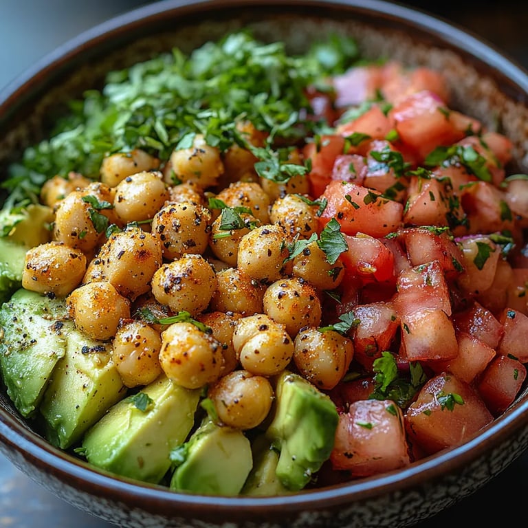Ensalada de Garbanzos, Feta y Aguacate: Una Increíble Receta Última