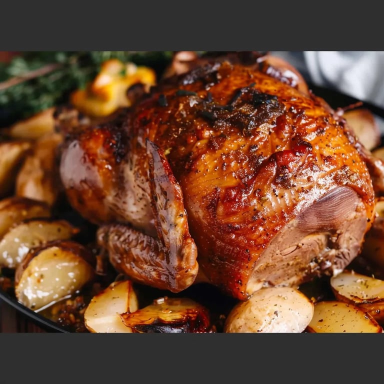 Weihnachtliche Rinderbraten