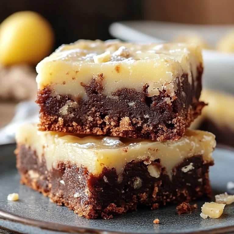 Zitronen-Brownie-Riegel