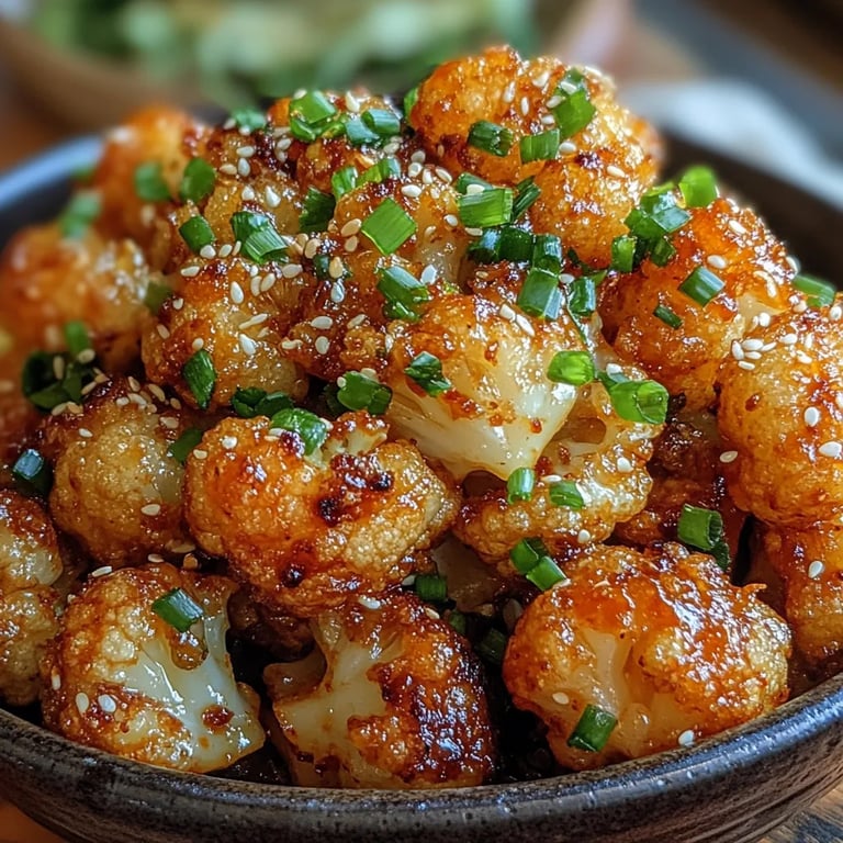 Gebackener Blumenkohl nach koreanischer Art: Ein Unglaublich Ultimativer Genuss für 4 Personen