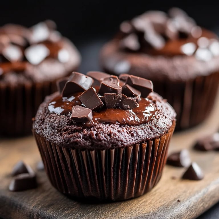 Super saftige Schoko-Muffins