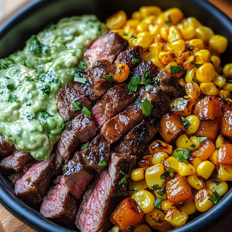 <p>Steak, Avocado, and Roasted Corn Bowl: An Incredible Ultimate Recipe</p>