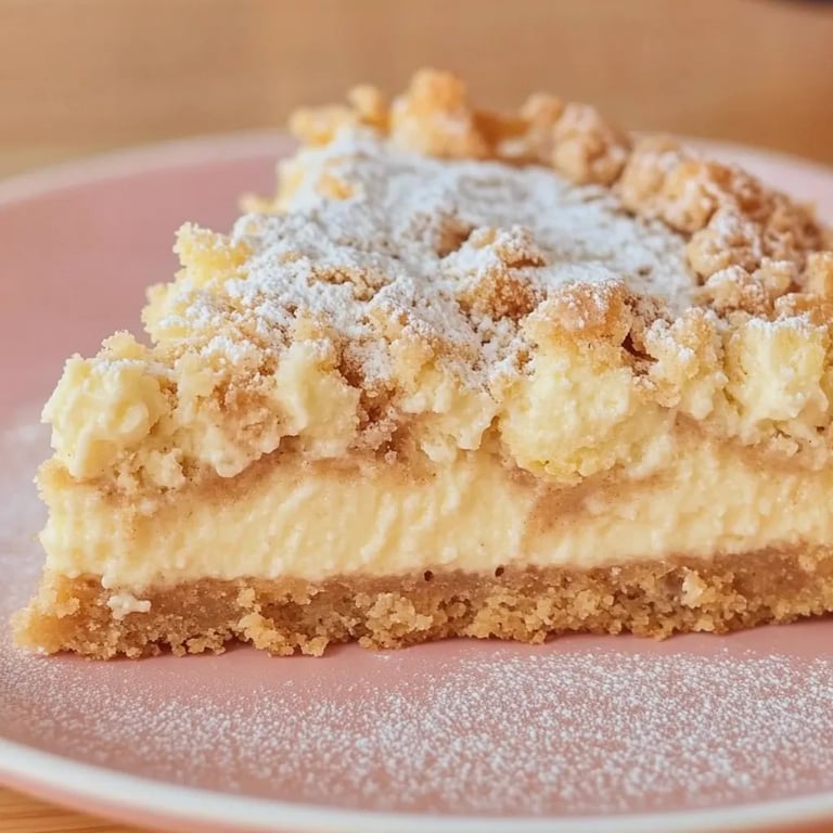 Streuselkuchen mit Pudding