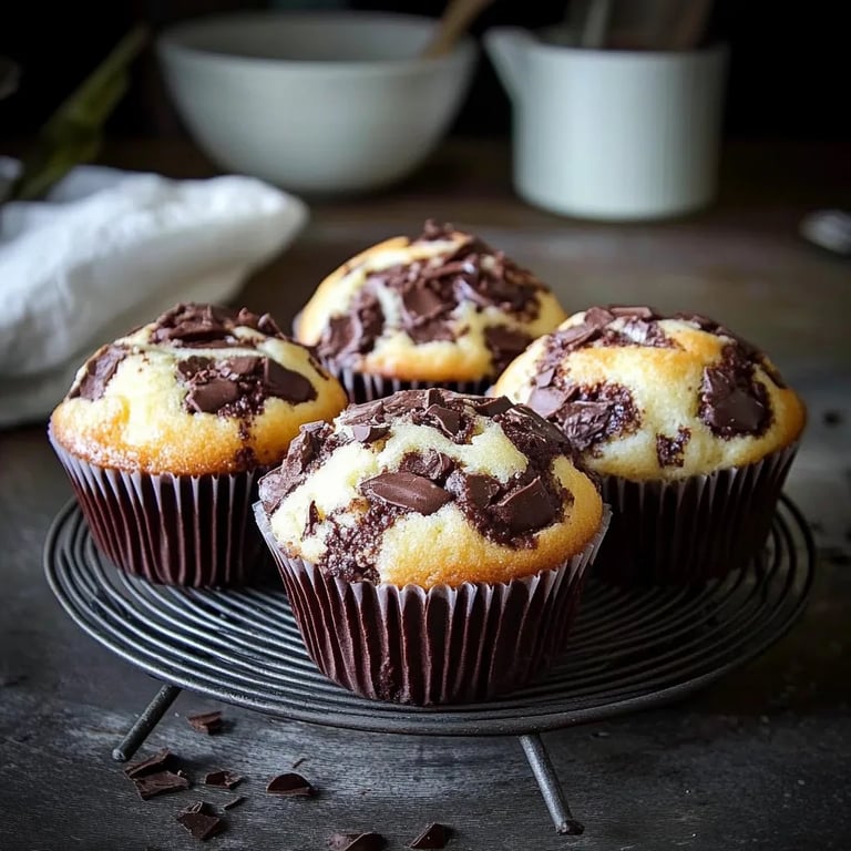 Schoko Käsekuchen Muffins