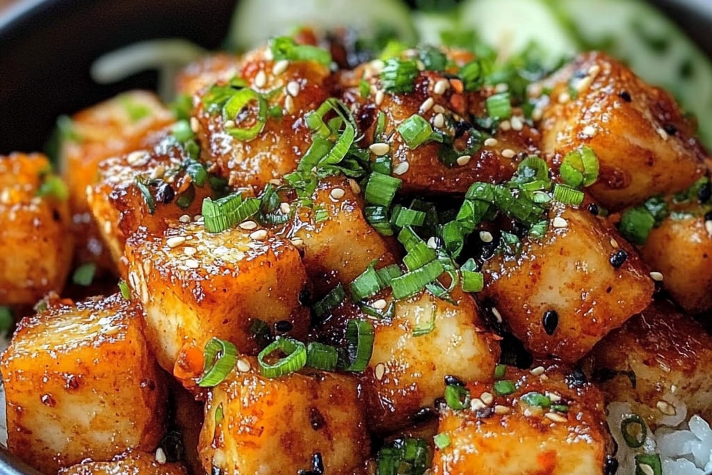 Crispy Gochujang Korean Tofu: An Incredible 7-Ingredient Vegan Treat