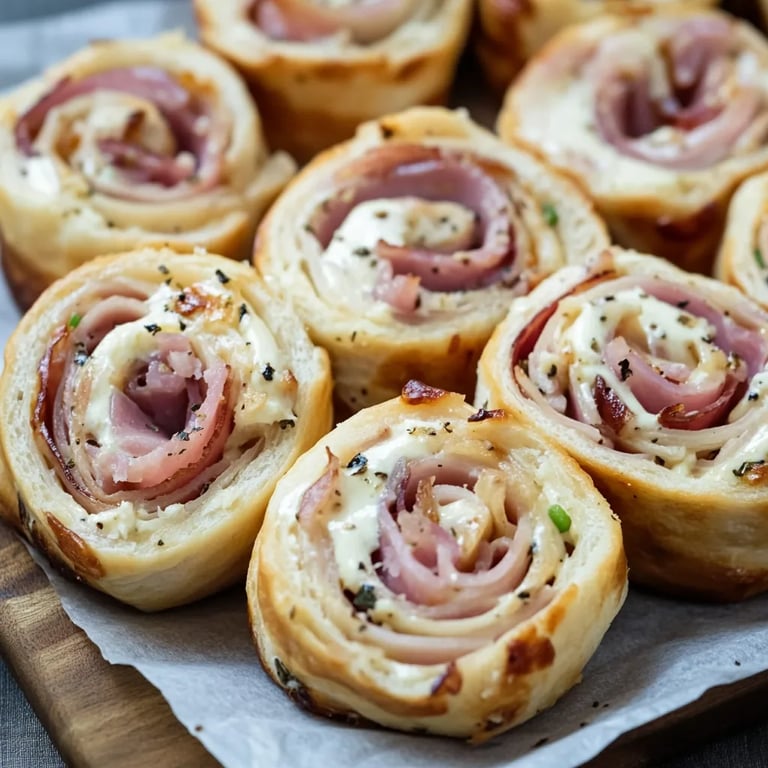 Delicious Pinwheel Ham and Cream Cheese