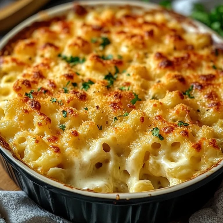 Creamy and Cheesy Baked Macaroni