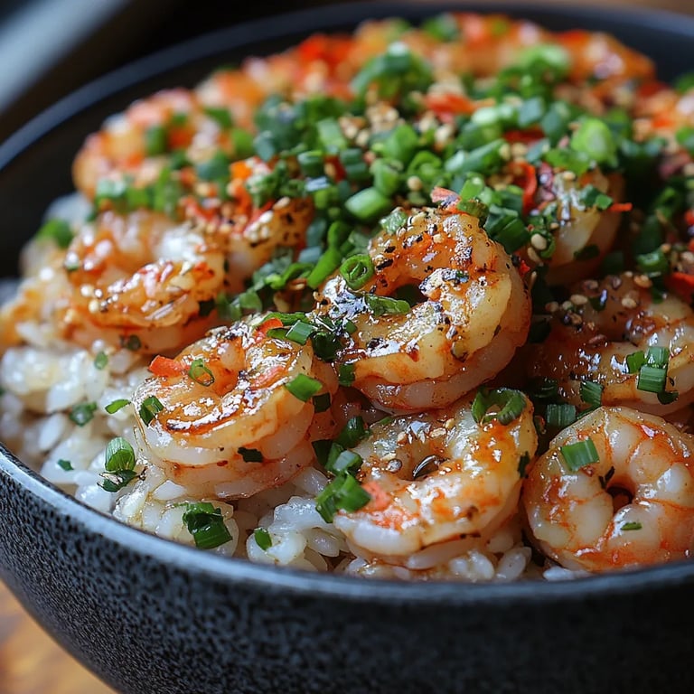 Arroz Crujiente con Ensalada de Camarones Picante: Una Increíble Receta Última