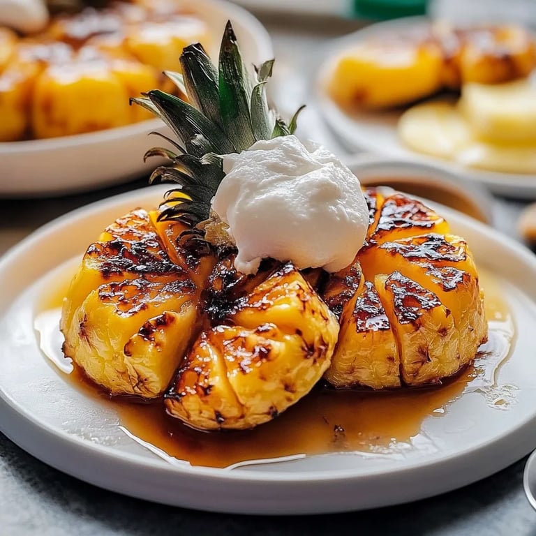 Grillad Ananas med Karamelliserat Farinsocker: Ett Underbart Ultimat Recept