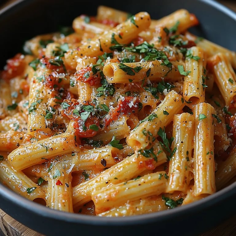<p>Cremige Pasta mit getrockneten Tomaten: Ein Unglaubliches Ultimatives Rezept</p>