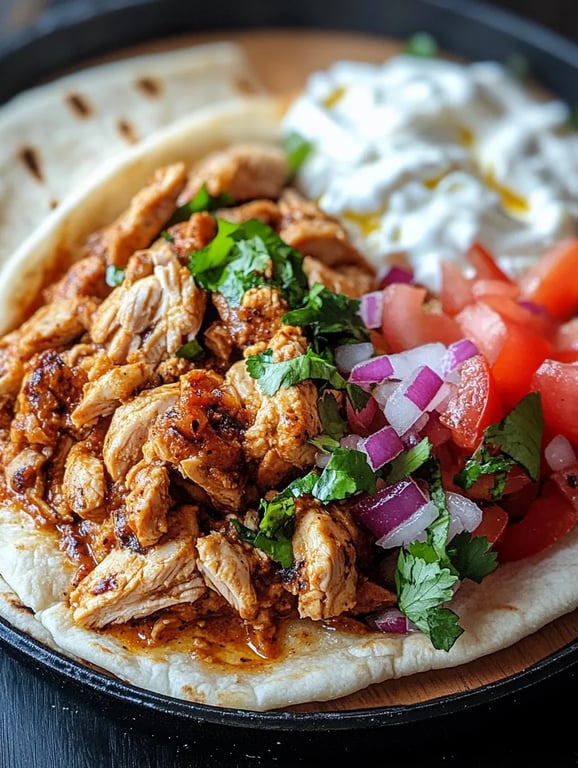 Easy Slow Cooker Chicken Shawarma Recipe
