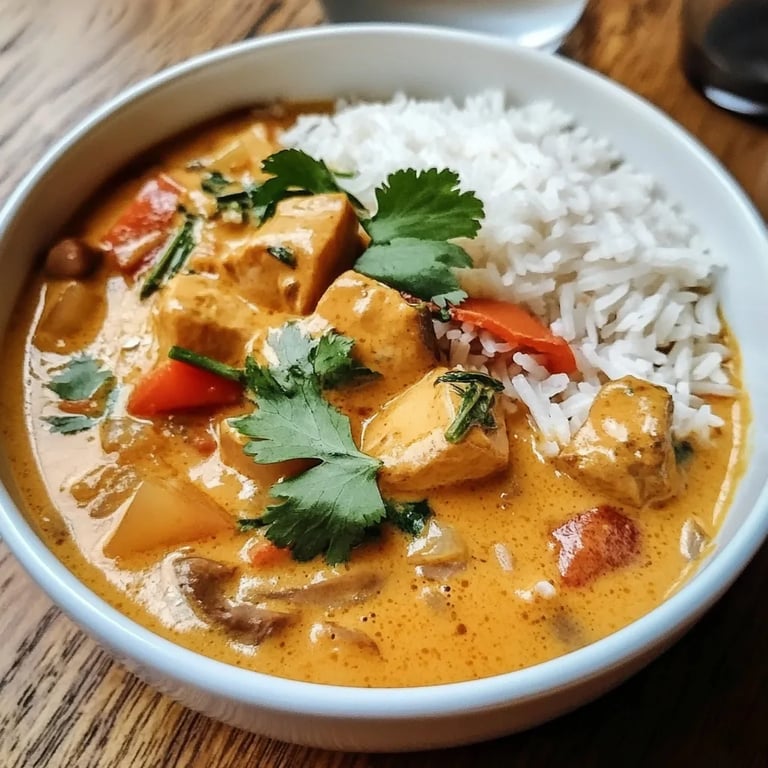 Kürbiscurry mit Kokosmilch