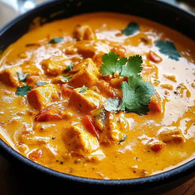 Kürbis-Curry mit Kokosmilch