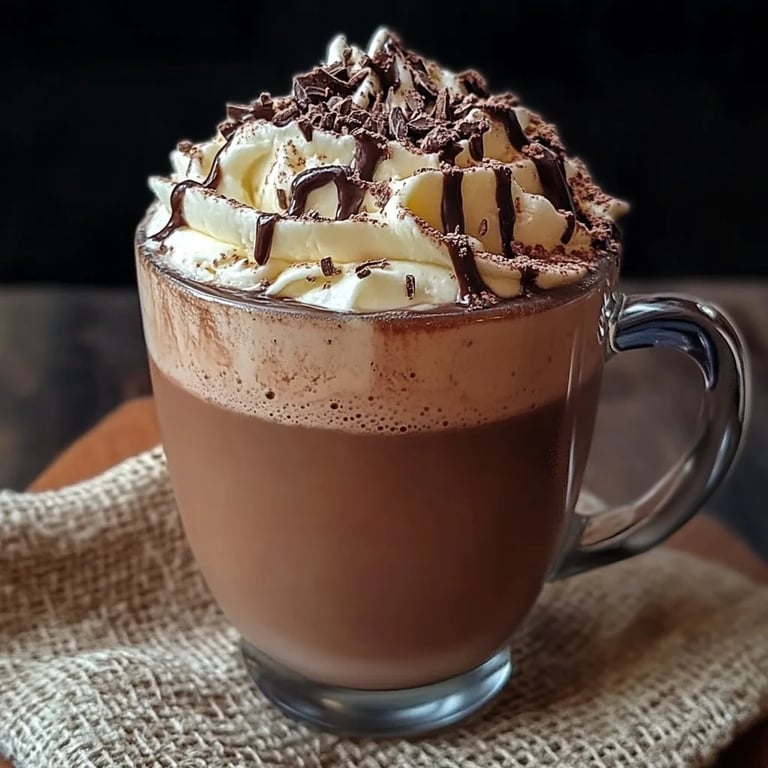 Decadent Whipped Hot Chocolate Recipe
