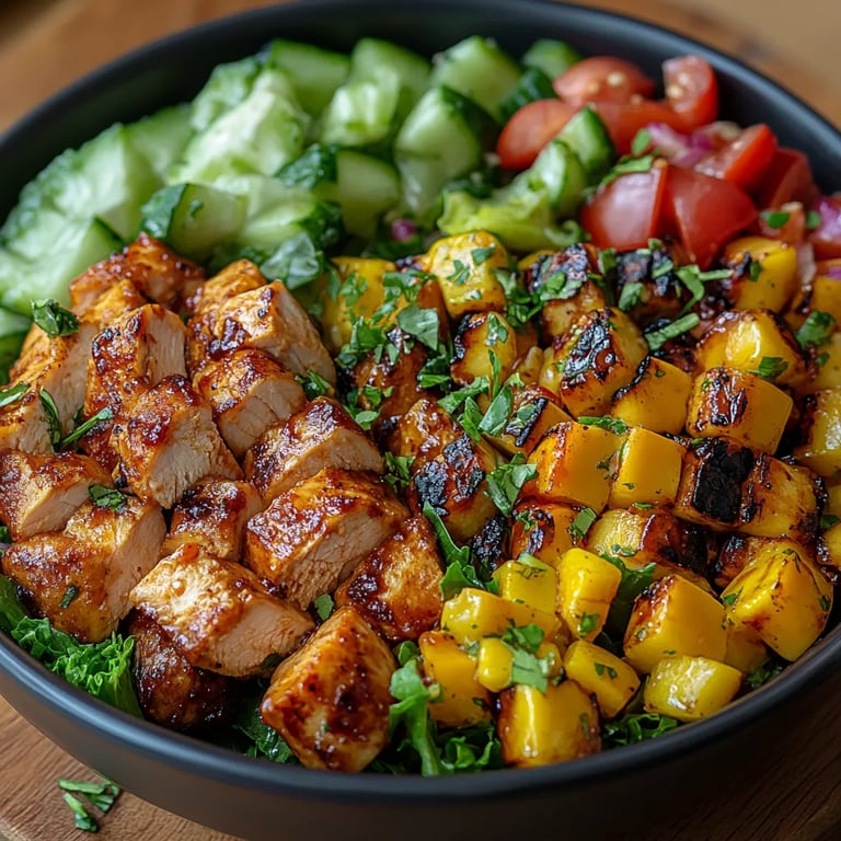 Salade hachée saine au poulet barbecue : Une Recette Incroyable Ultime