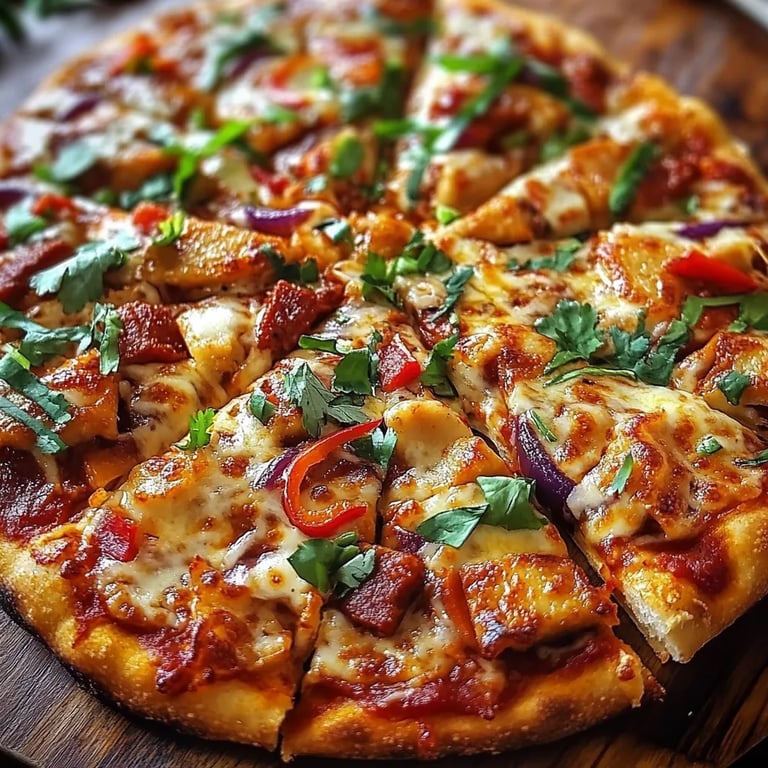 Chili-Knoblauch-Hähnchenpizza: Ein Unglaublich Ultimatives Rezept für 5 Freunde