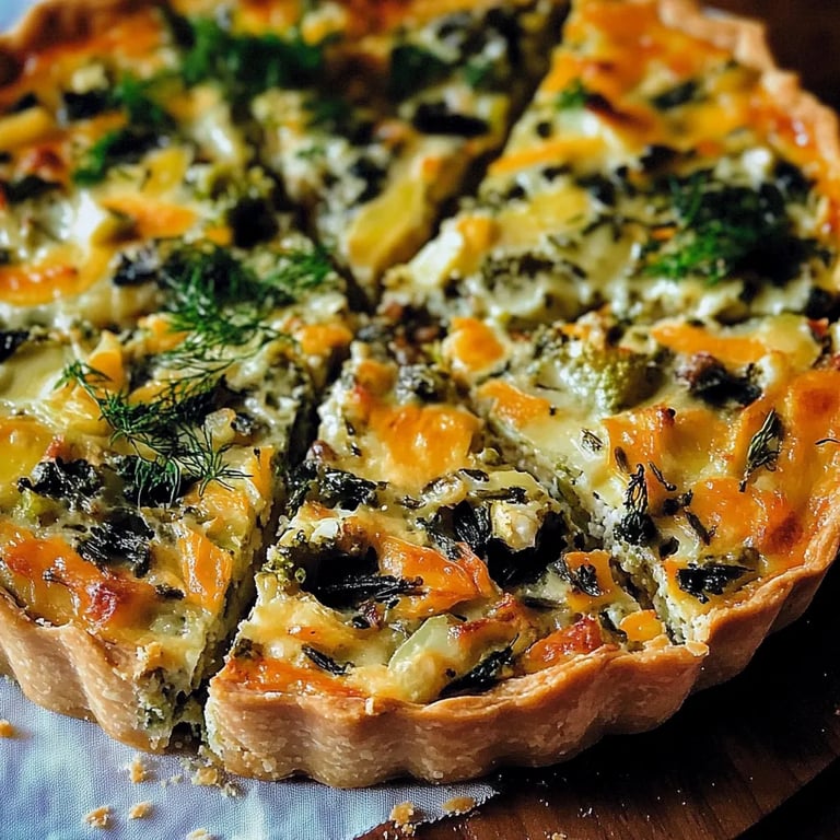 Quiche mit Grünkohl und Möhren