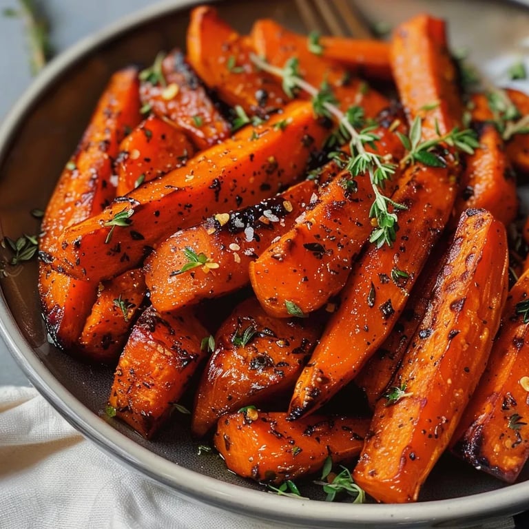 Roasted Sweet Potatoes & Carrots