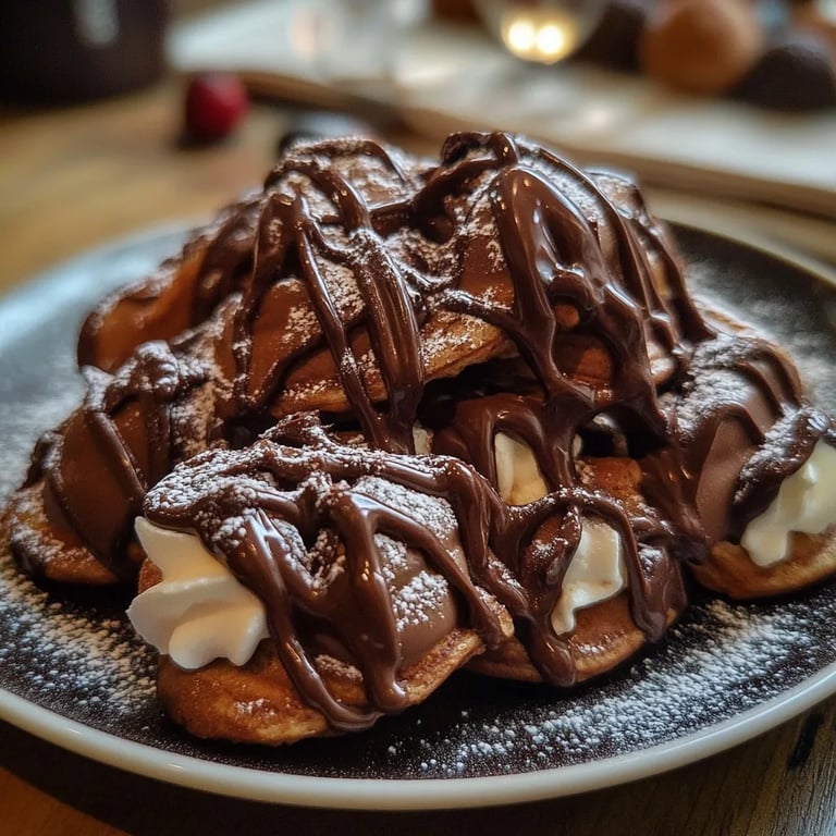 Gefülltes Schoko Spritzgebäck