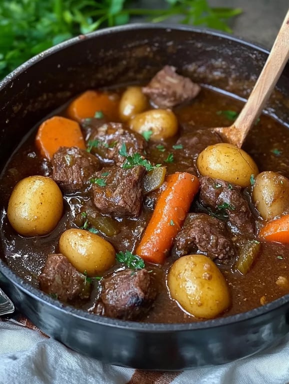 Beef Stew with Baby Potatoes and Carrots