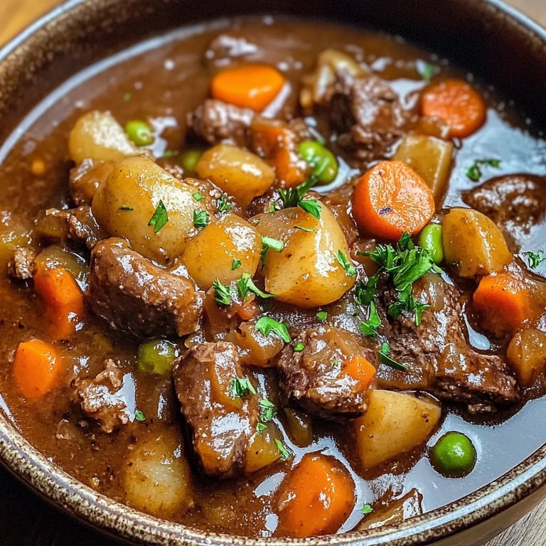 Comforting Crockpot Beef Stew