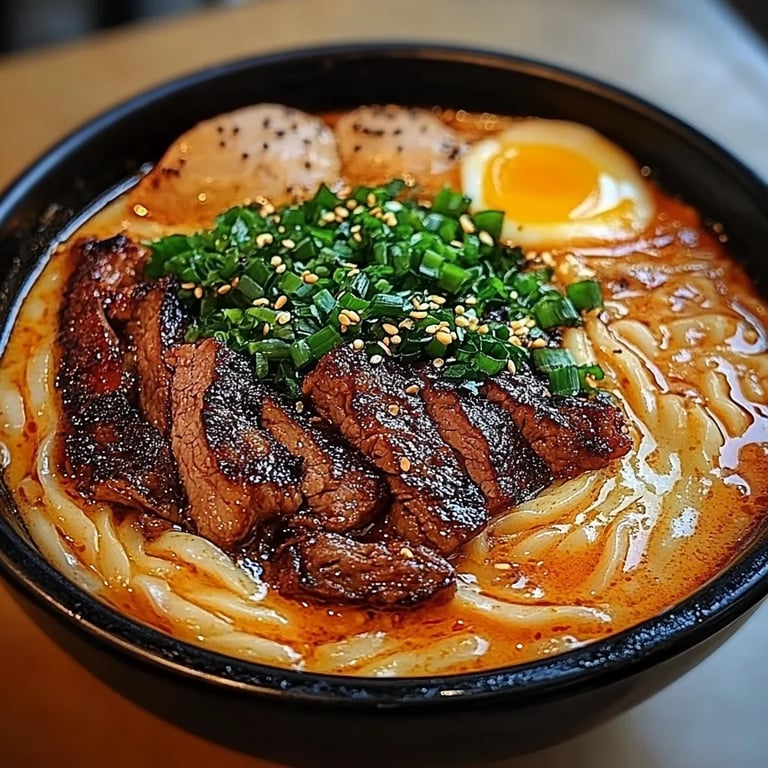 Spicy Korean Ramen with Grilled Beef: An Incredible Recipe for Amazing Flavor