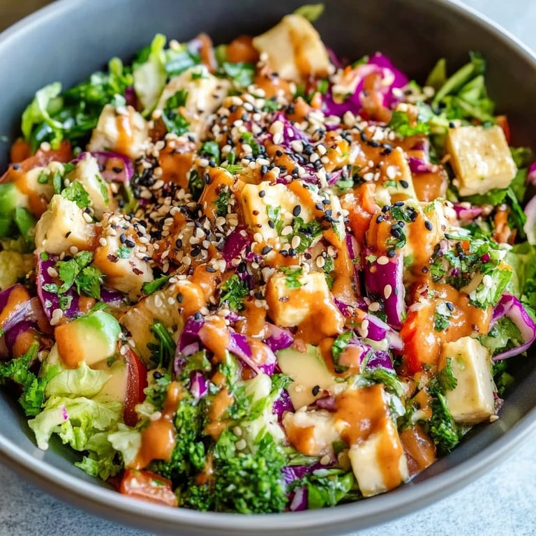 Gesunder High-Protein-Mahlzeitenvorbereitungs-Salat