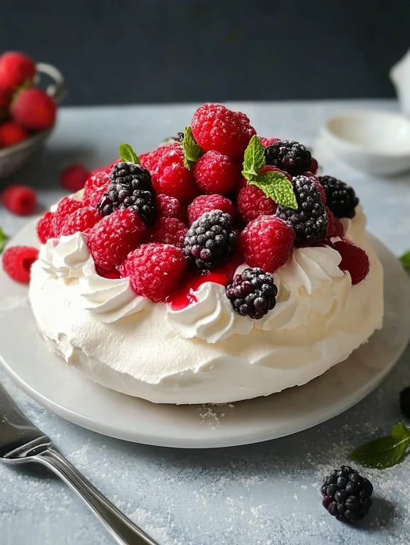 Summer Berry Pavlova