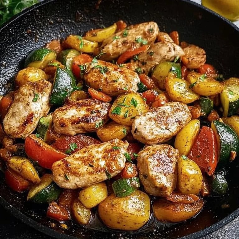 Leckere Low Carb Hähnchenpfanne mit Gemüse – Dein perfektes Abendessen!