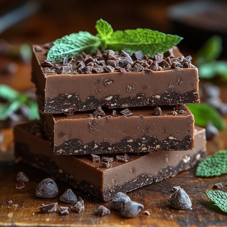 <p>Fudge au Chocolat et à la Menthe : Une Recette Incroyable Ultime</p>