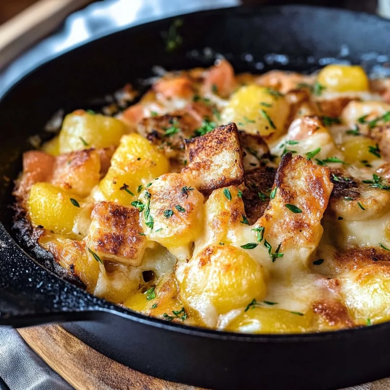 Kartoffel-Leberkäse-Pfanne