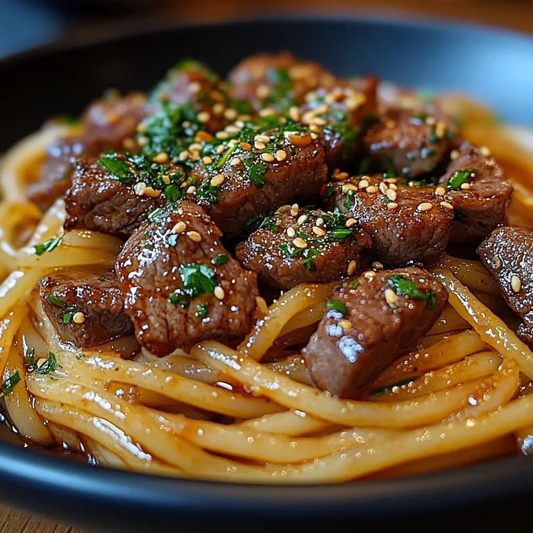 <p>Süß-würzige Knoblauch-Steak-Pasta: Ein Unglaubliches Ultimatives Rezept für 4 Personen</p>