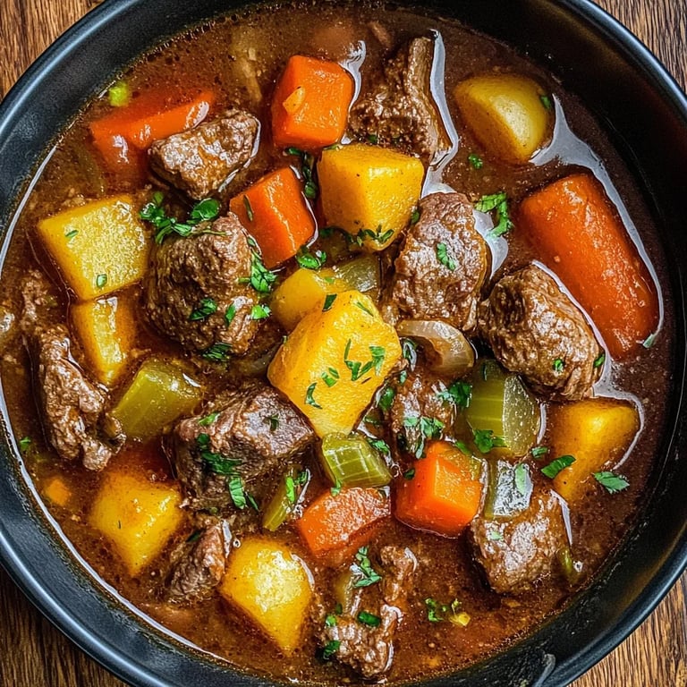 Crockpot Summer Beef Stew