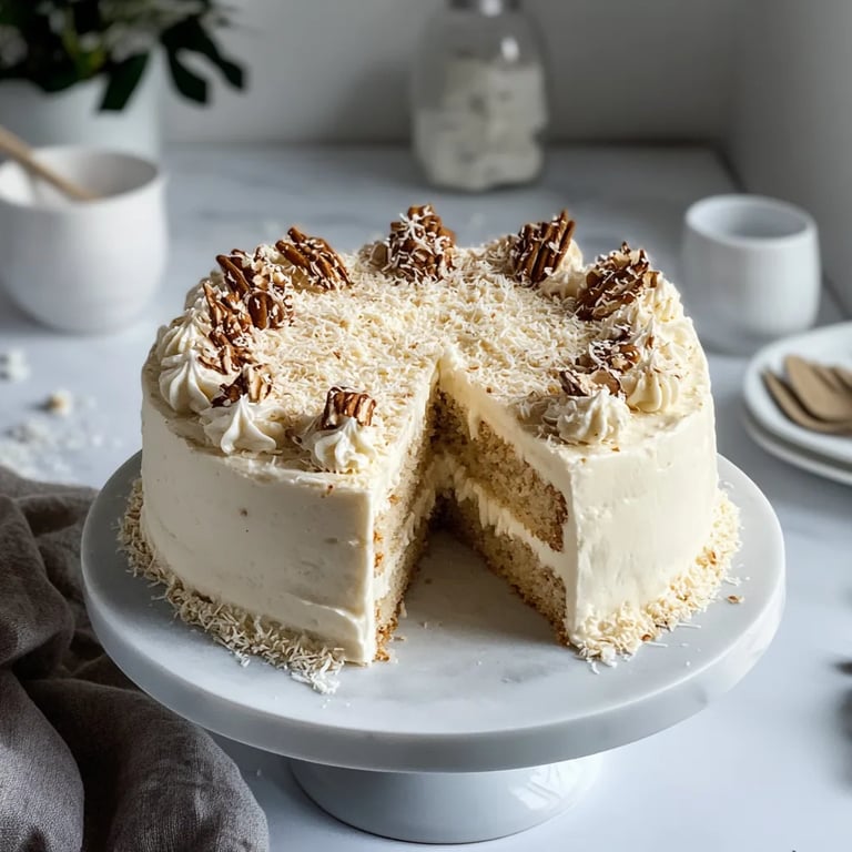 White Chocolate, Creamy Coconut & Almond Cake: An Incredible Ultimate Recipe
