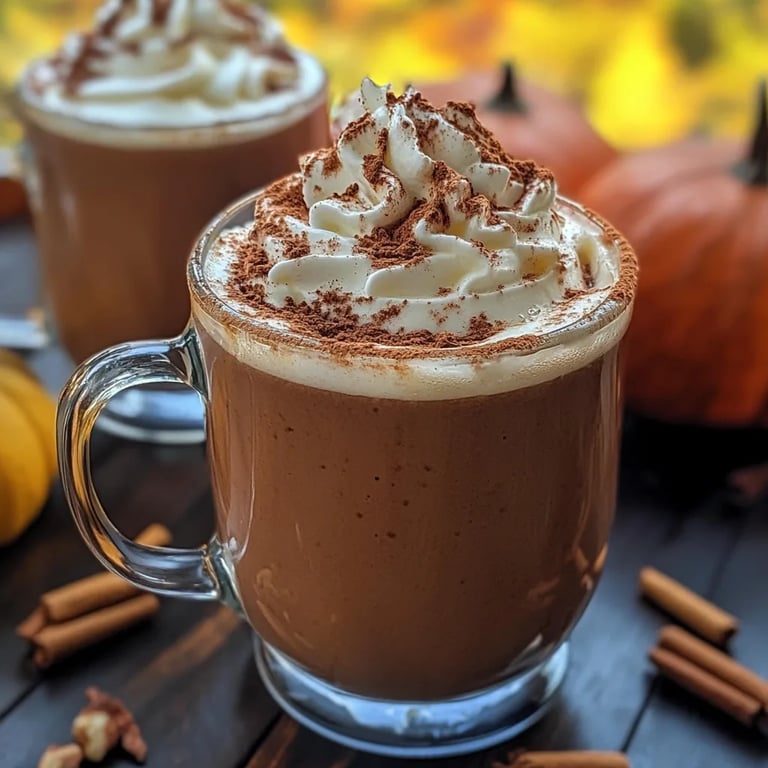 Maple Cinnamon Fall Hot Chocolate