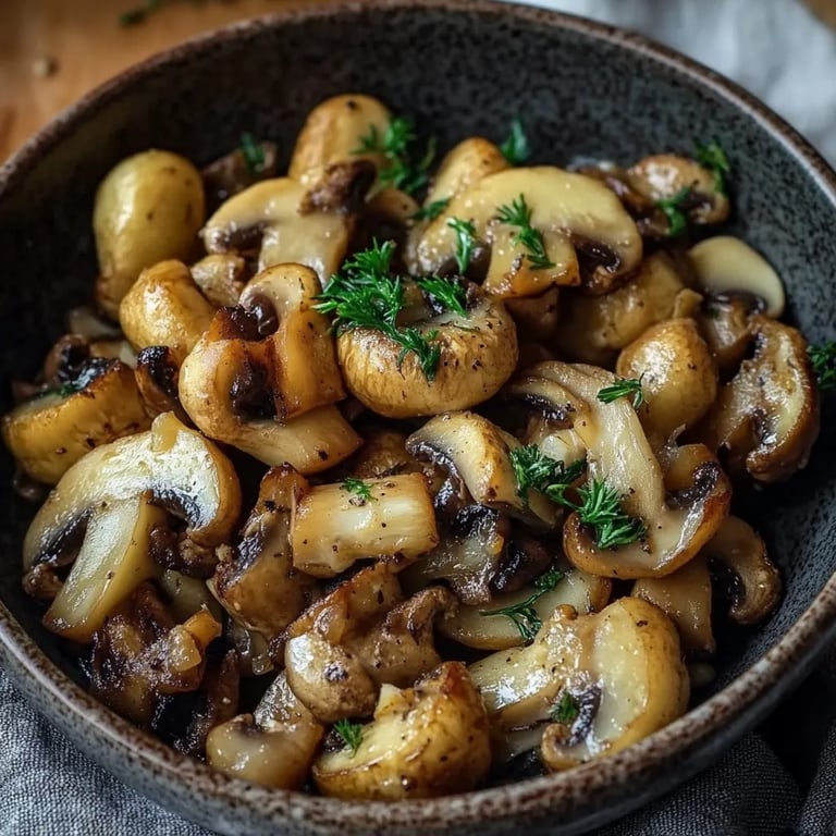 Blumenkohl-Champignons-Pfanne