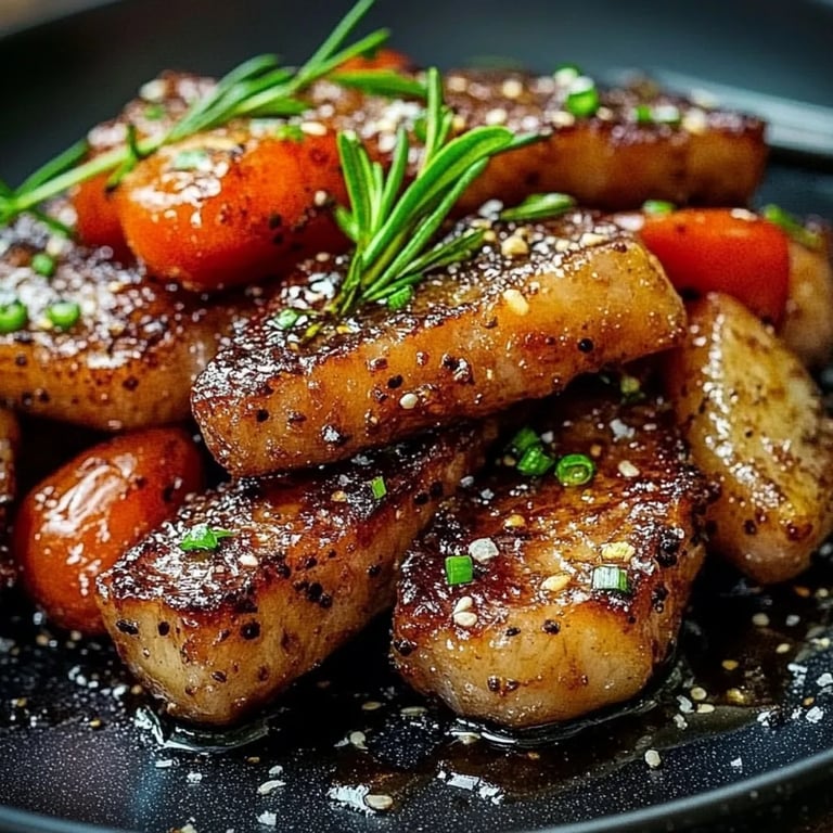 Knusprige Honig-Chili-Kartoffeln