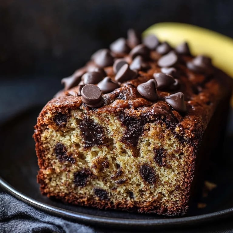 Easy Banana Bread with Chocolate Chips