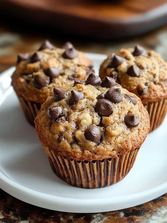 Healthy Peanut Butter Banana Muffins (gluten free & dairy free)