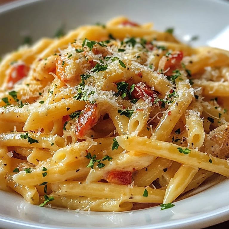 One Pot Cremige Knoblauchpasta