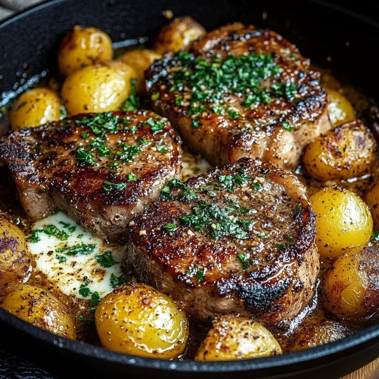 One-Pan Creamy Ranch Pork Chops & Potatoes: An Amazing Ultimate Recipe