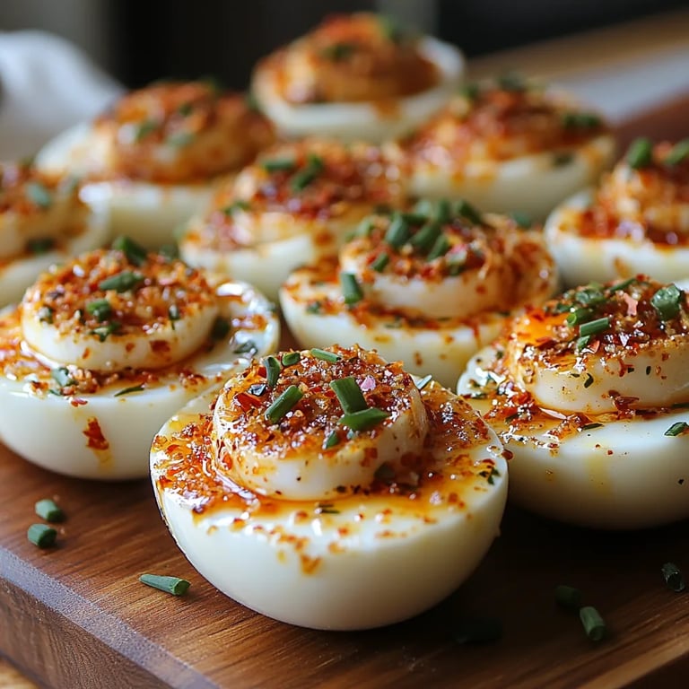 Œufs Mimosa Épicés à l’Ail et au Piment : Une Recette Incroyable Ultime