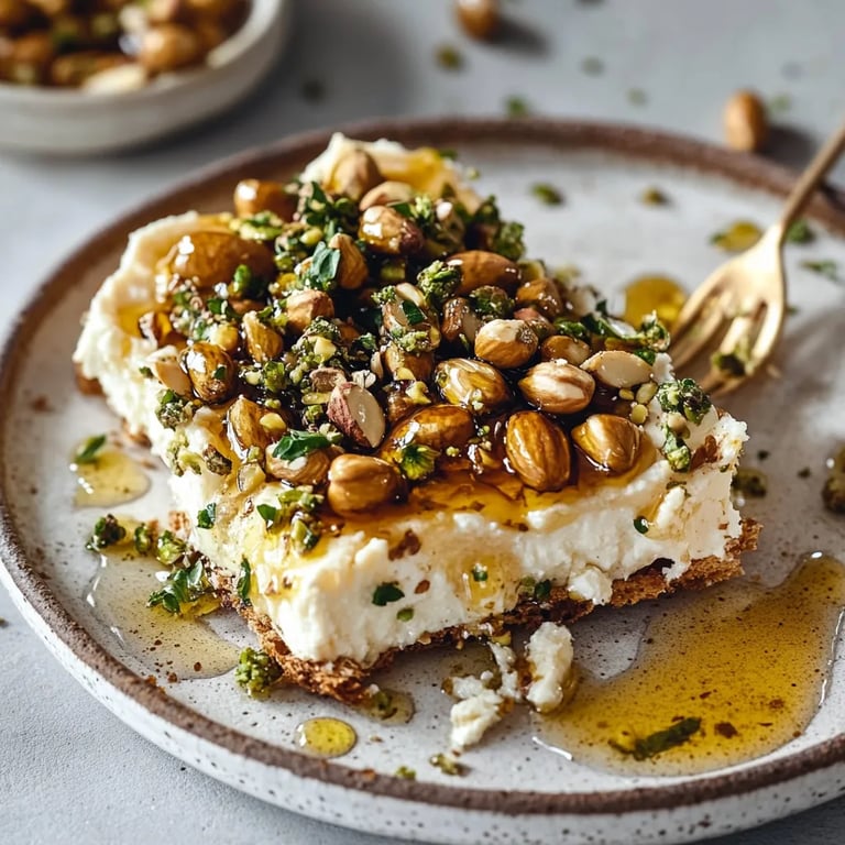 Boursin with Pistachios and Honey