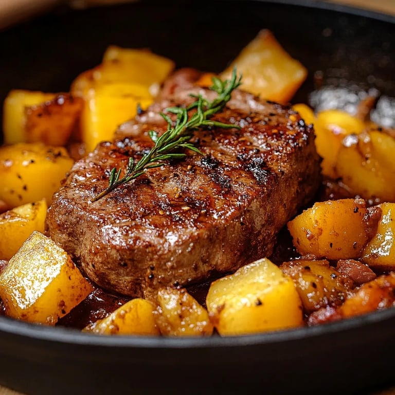 Kartoffelpfanne mit Hackfleisch