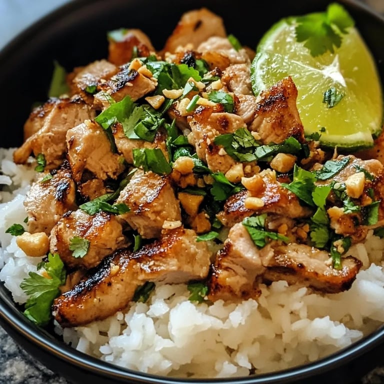Zesty Ginger Lime Pork w/ Creamy Coconut Rice: An Amazing Ultimate Recipe