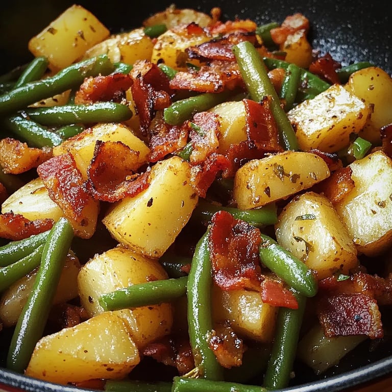 Country Ranch Green Beans & Potatoes w/ Bacon: An Amazing Ultimate Recipe