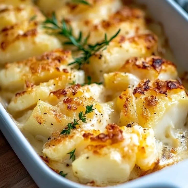 Blumenkohl-Auflauf mit Kartoffeln