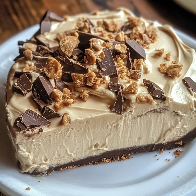 No-Bake Sugar-Free Peanut Butter Pie